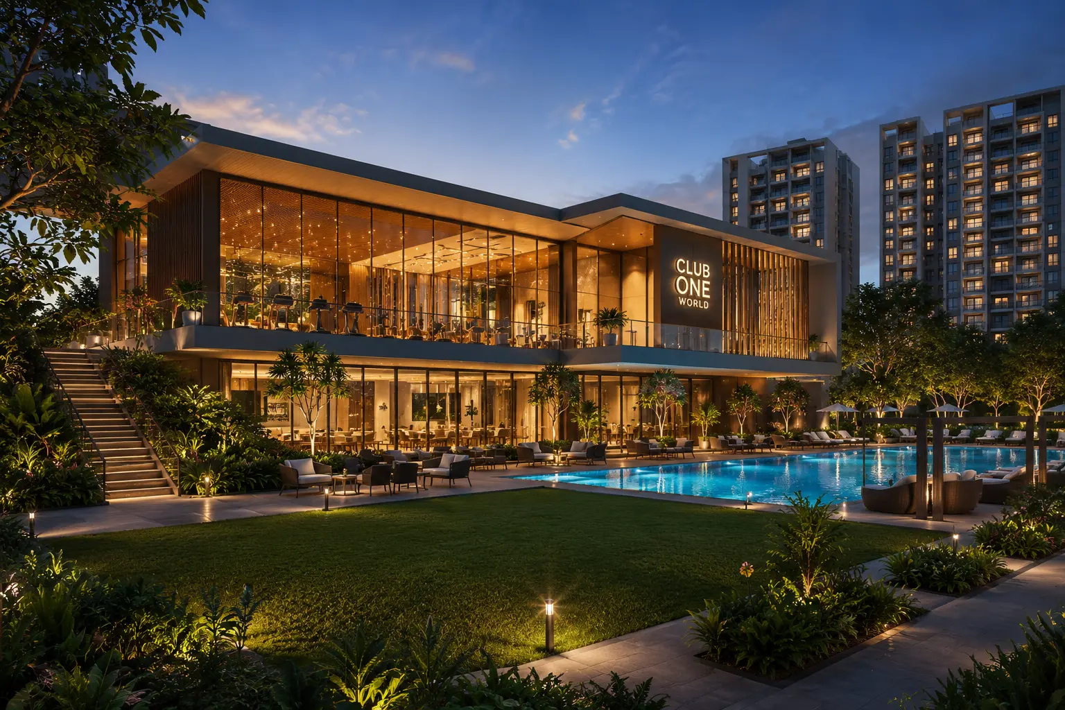 SOBHA OneWorld clubhouse with premium facilities