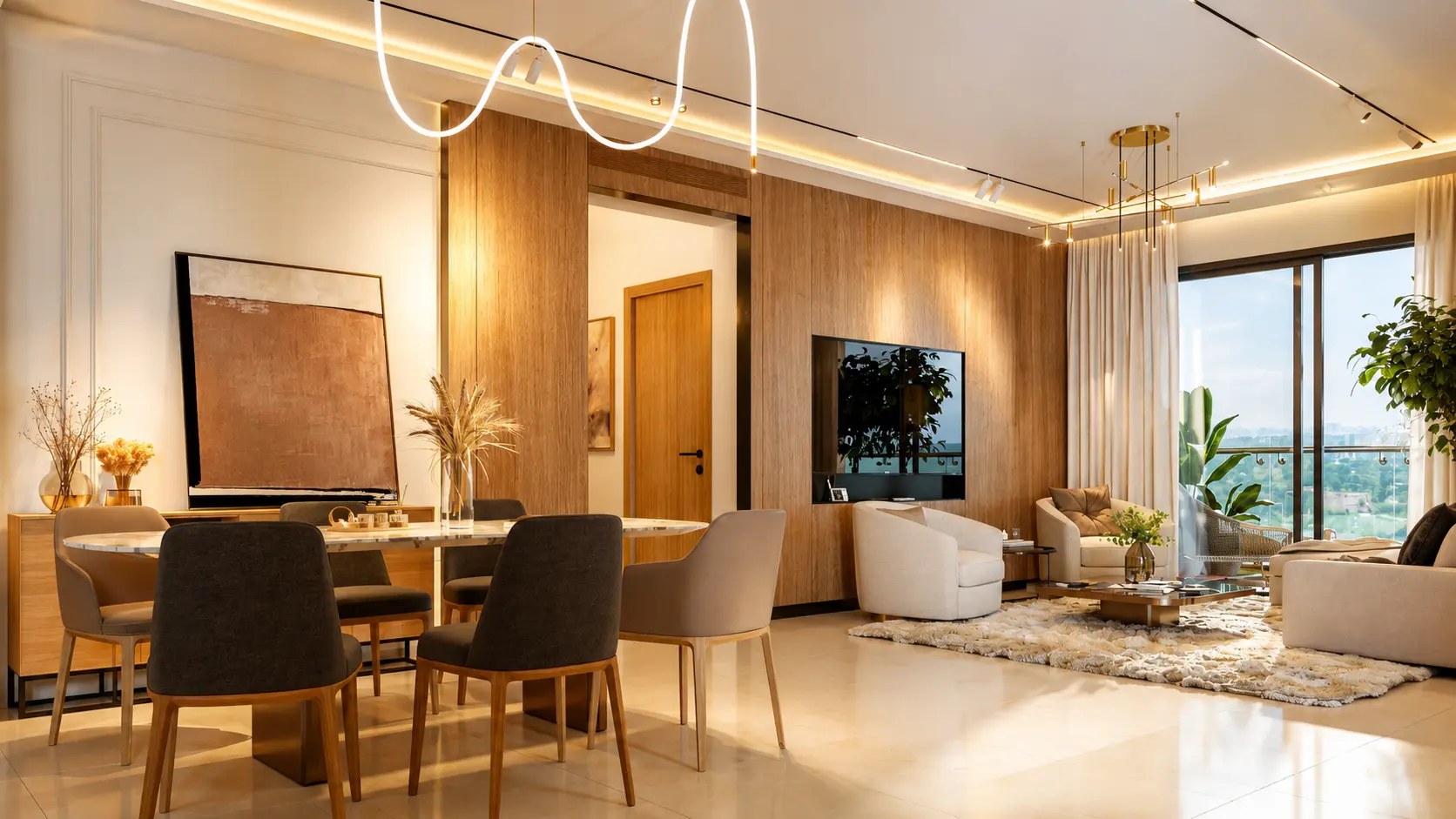 SOBHA OneWorld luxury interior living space